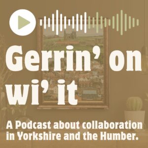 Promotional image for podcast series